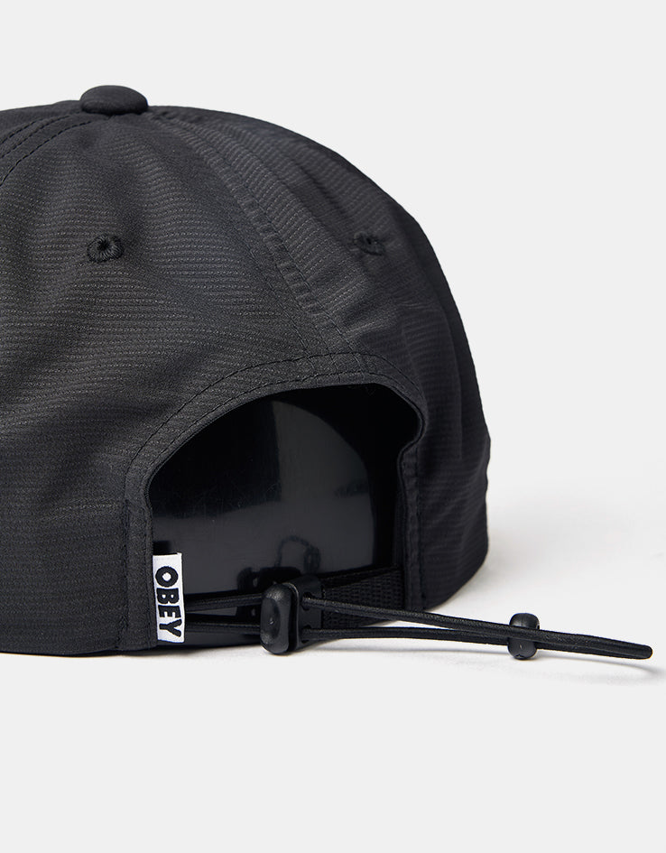 Obey Stride 5 Panel Strapback - Black