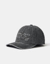 Obey Pigment Static 6 Panel Velcro Back Cap - Pigment Black