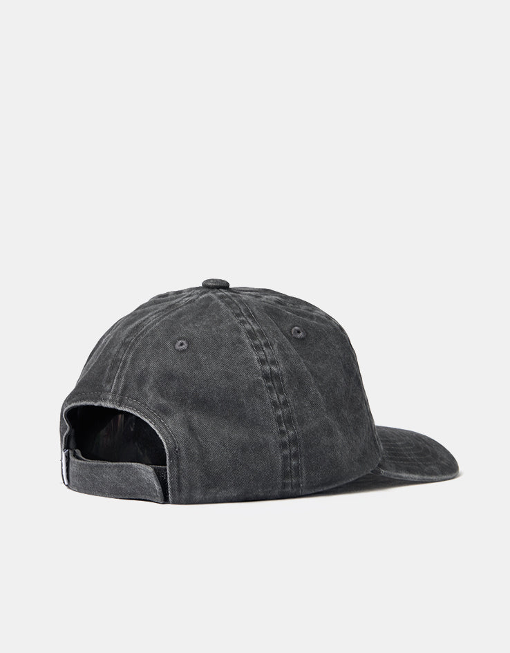Obey Pigment Static 6 Panel Velcro Back Cap - Pigment Black