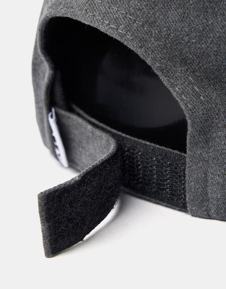 Obey Pigment Anti 6 Panel Velcro Back Cap - Pigment Black