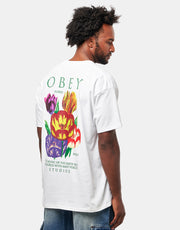 Obey Flores Robus T-Shirt - White
