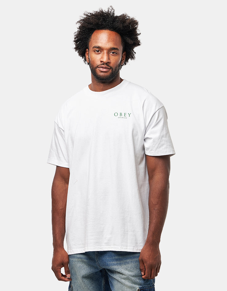 Obey Flores Robus T-Shirt - White