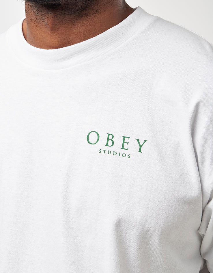 Obey Flores Robus T-Shirt - White