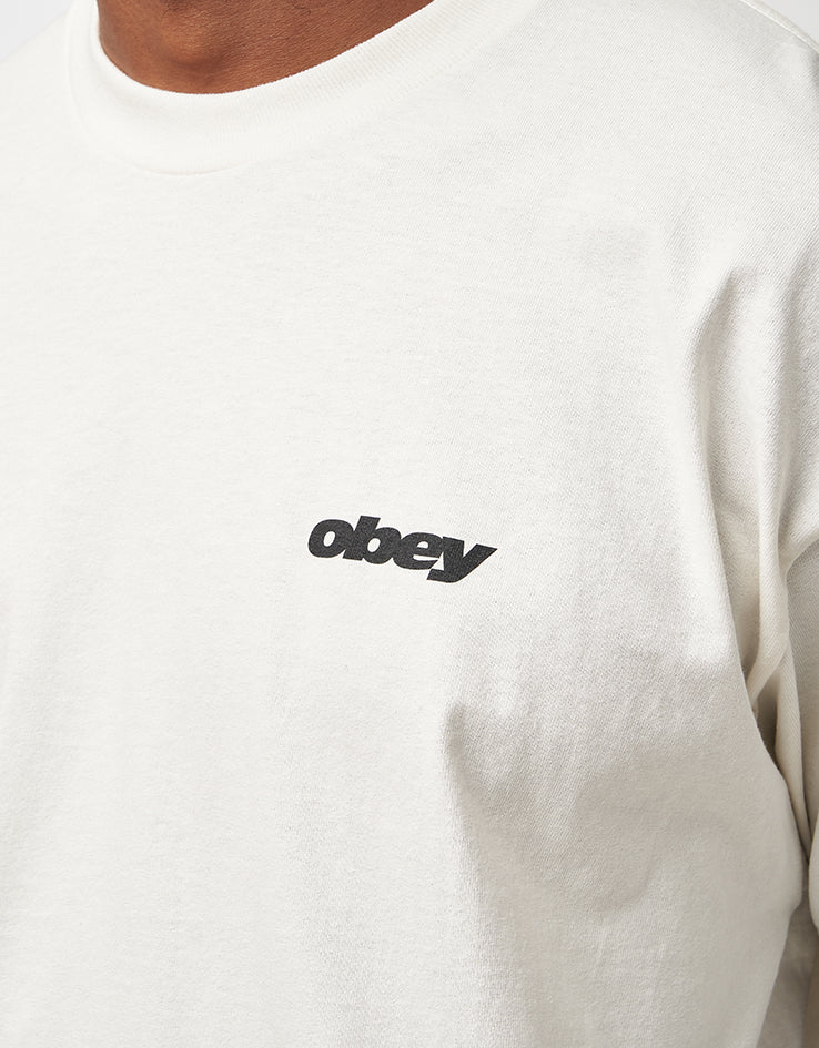 Obey Stronger Together T-Shirt - Vintage White