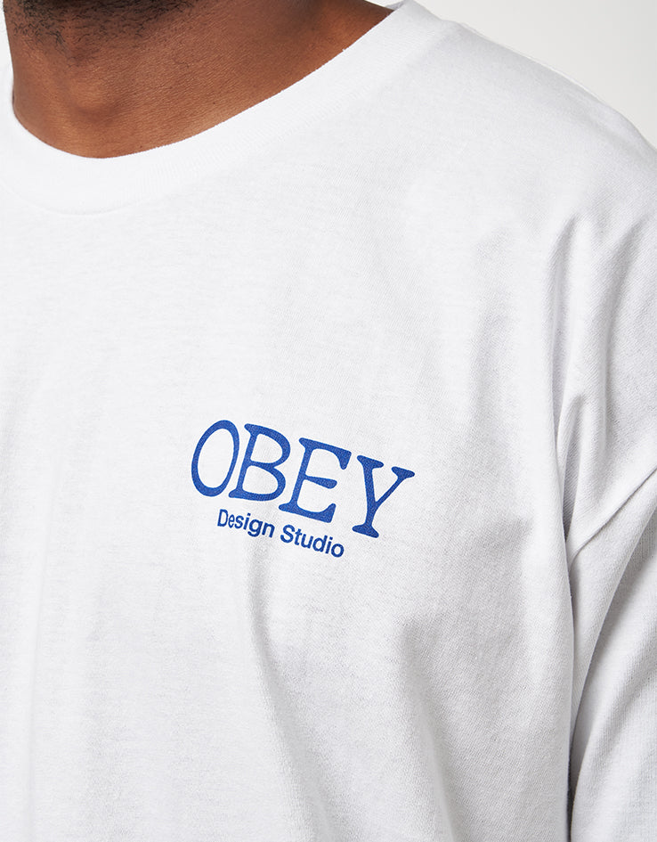 Obey Lucky Cat T-Shirt - White