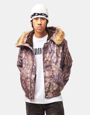 Obey N-2B Short Parka - Fence Camo