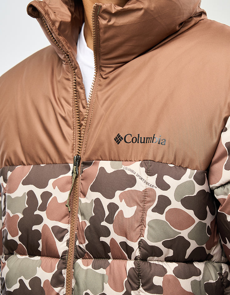 Columbia Puffect™ IV Printed Jacket - Fossil Puzzle Camo/Otter Brown