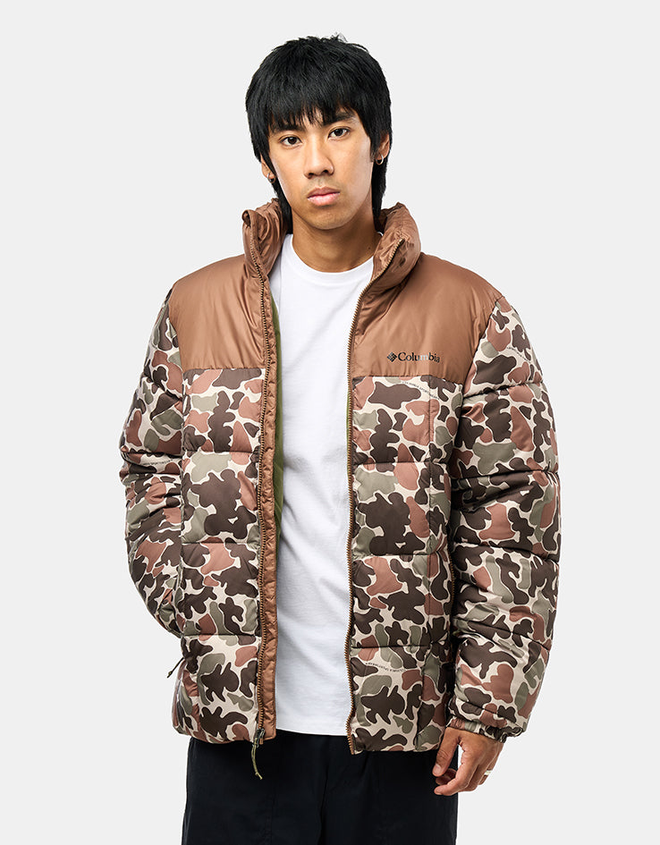 Columbia Puffect™ IV Printed Jacket - Fossil Puzzle Camo/Otter Brown