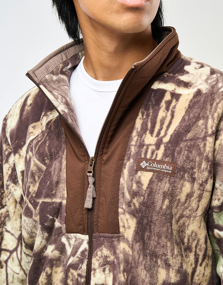 Columbia Sequoia Grove™ II FZ Printed Fleece - Iron Timberwolf
