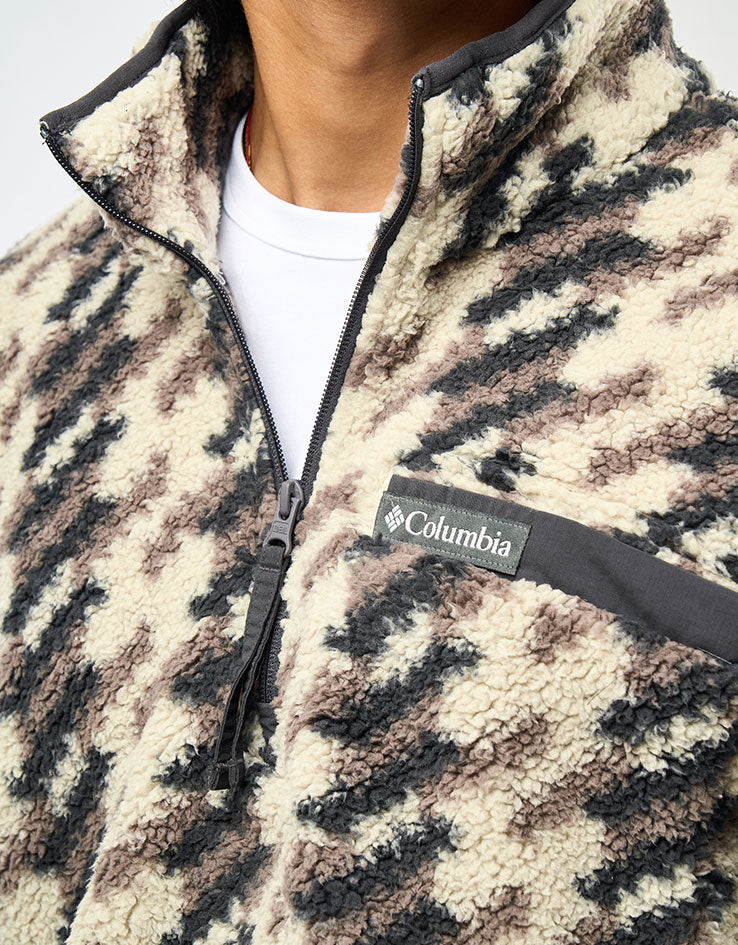 Columbia Rugged Ridge™ High Pile Half Zip Fleece - Dark Stone Twills
