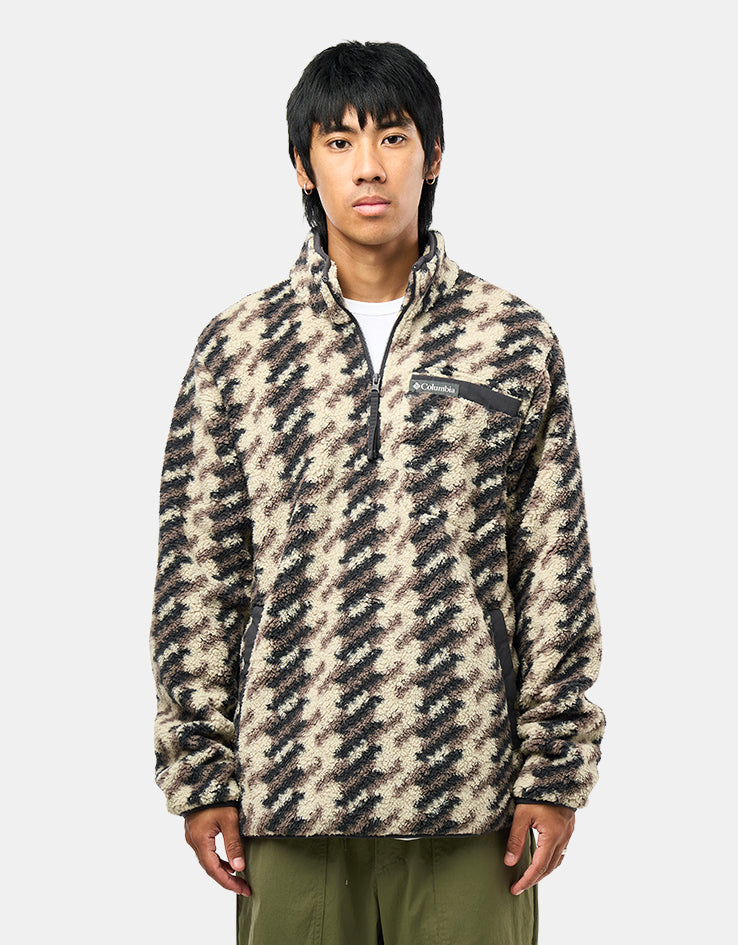 Columbia Rugged Ridge™ High Pile Half Zip Fleece - Dark Stone Twills