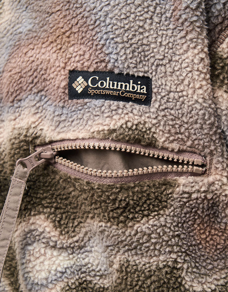 Columbia Helvetia™ II Printed Half Snap Fleece - Iron Dyeflow