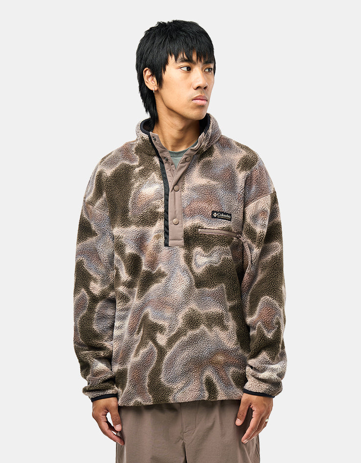 Columbia Helvetia™ II Printed Half Snap Fleece - Iron Dyeflow