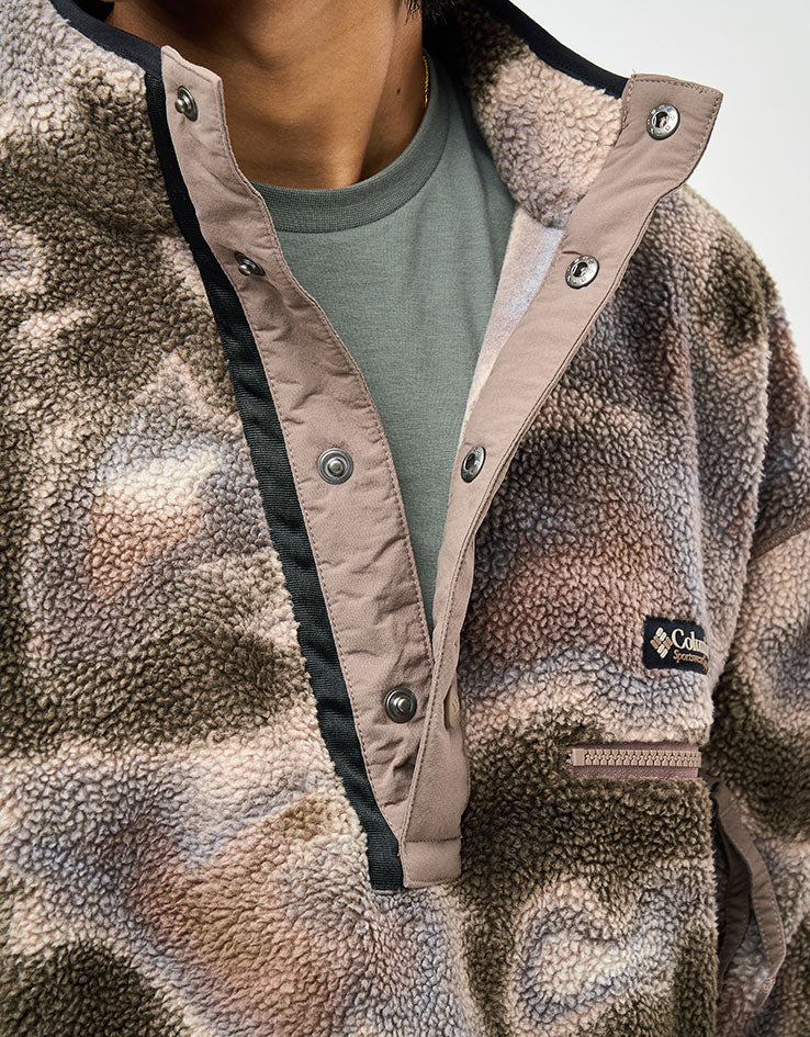 Columbia Helvetia™ II Printed Half Snap Fleece - Iron Dyeflow