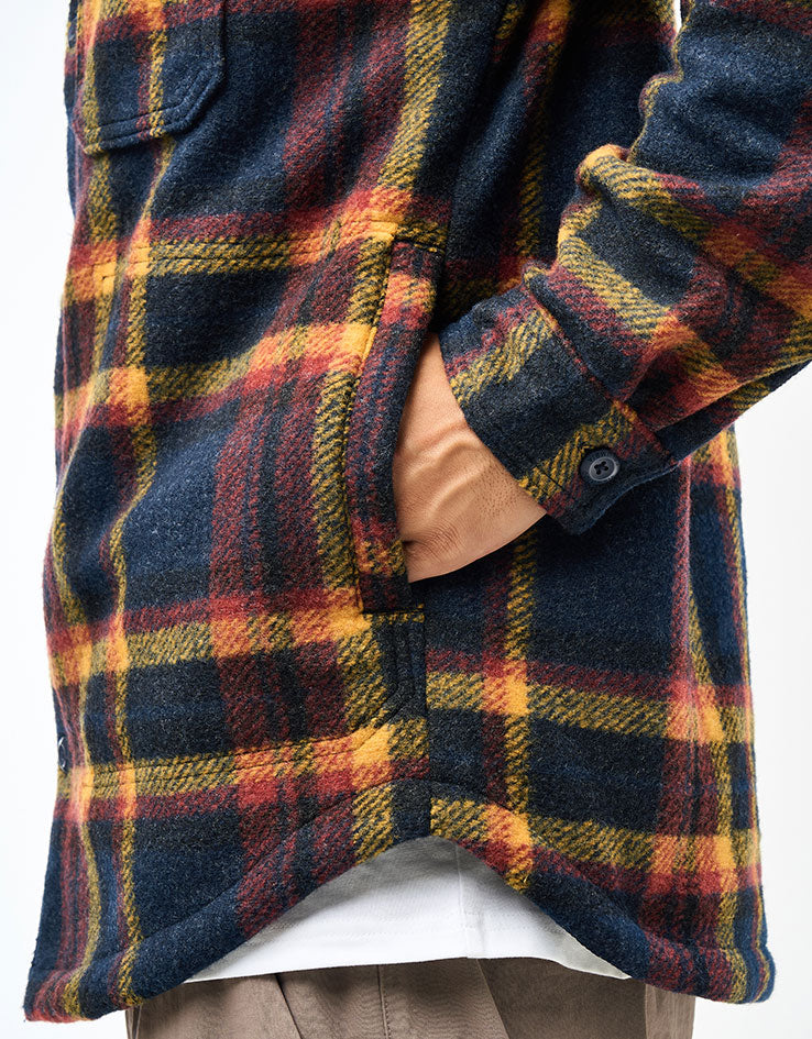 Columbia Hunter Arch™ Shirt Jacket - Collegiate Navy Track Plaid