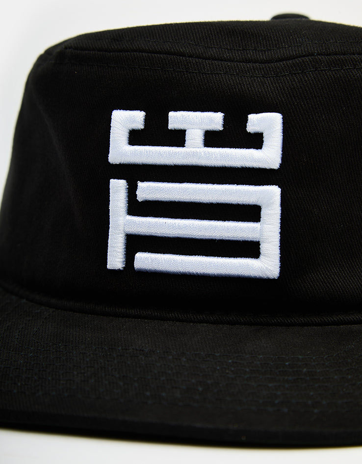 Woodbird Yin Pillbox Cap - Black