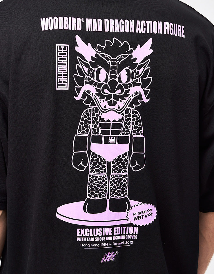 Woodbird Beam Action T-Shirt - Black