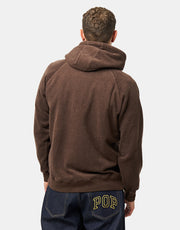 Pop Trading Company Outlined Logo Terry Pullover Hoodie - Delicioso