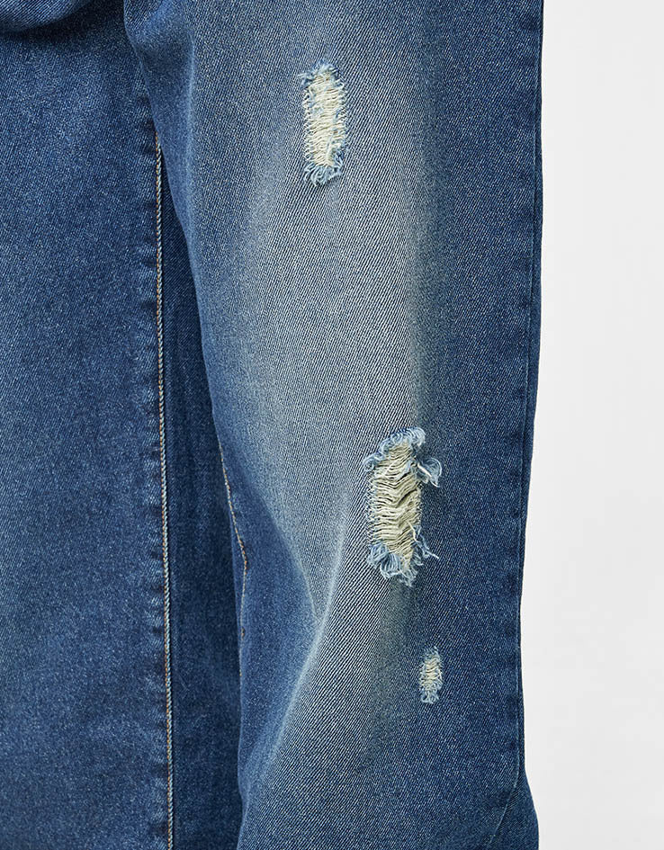 Pop Trading Company Drs Denim Pants - Distressed Denim