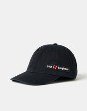 Pop Trading Company x Berghaus Six Panel Cap - Black