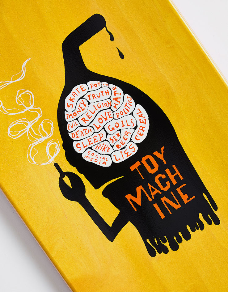 Toy Machine Axel Silowet Skateboard Deck - 8.25"