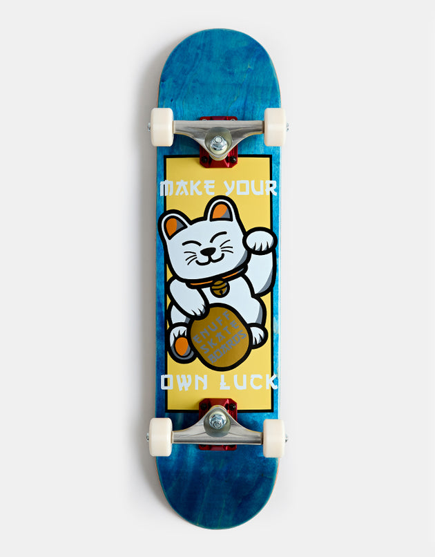 Enuff Lucky Cat Mini Blue Complete Skateboard - 7.25"