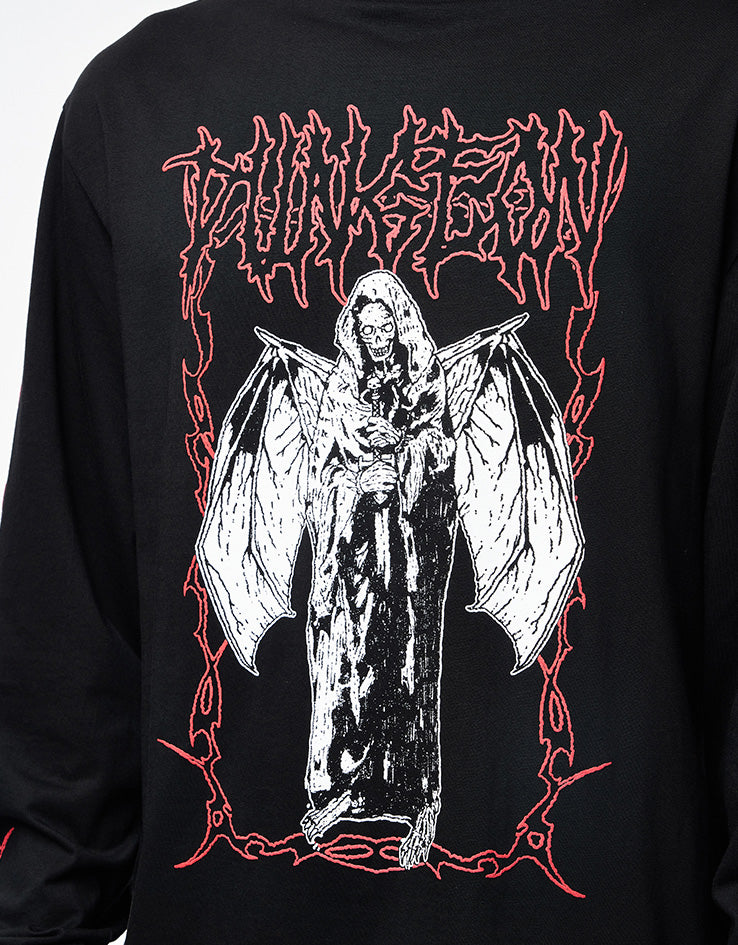Dungeon Darkened Wings L/S T-Shirt - Black