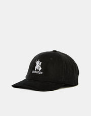 Dungeon Ridddle Master Cord Embroidered Cap - Black