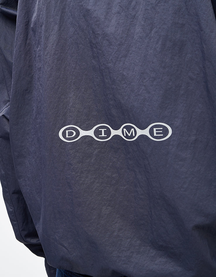 Dime MTL Crinkled Tech Windbreaker - Dark Navy