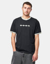 Dime MTL Space Ringer T-Shirt - Black