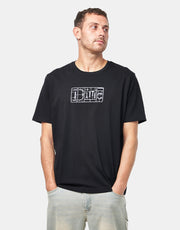 Dime MTL Classic Plastic T-Shirt - Black