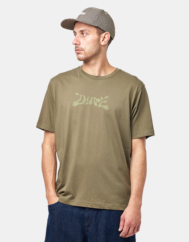 Dime MTL Fingerprint T-Shirt - Ivy Green