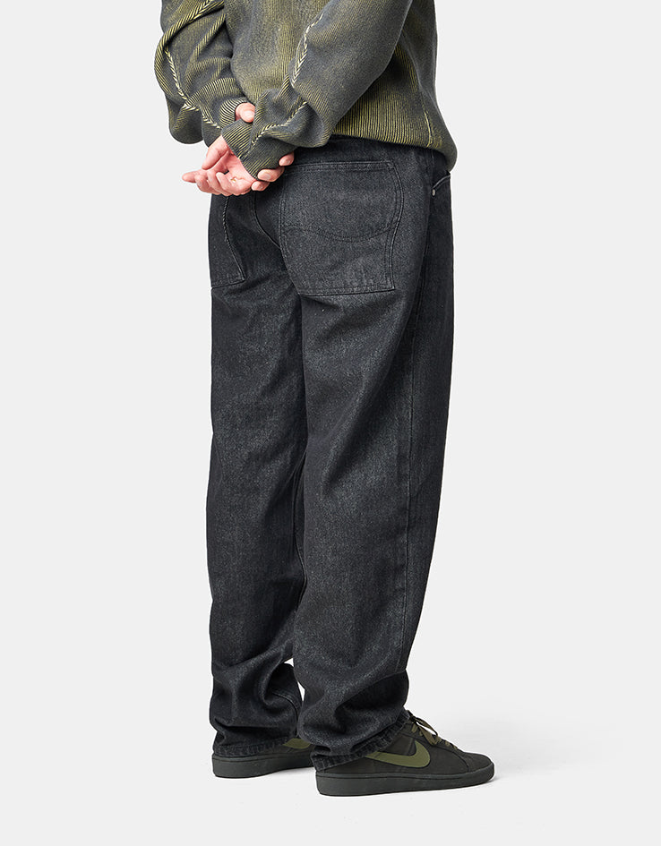 Dime MTL Relaxed Denim Pants - Black Washed