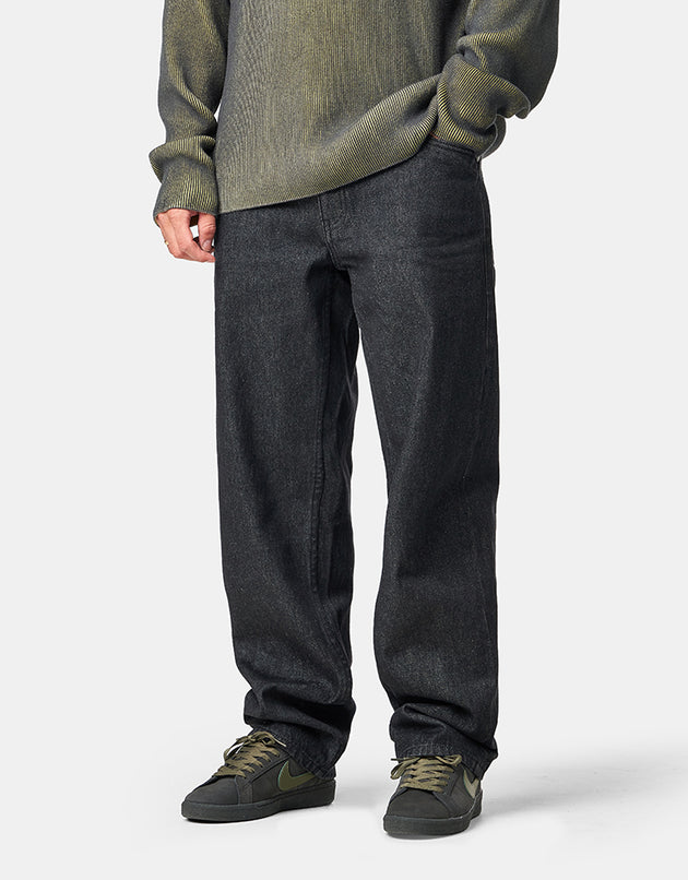 Dime MTL Relaxed Denim Pants - Black Washed