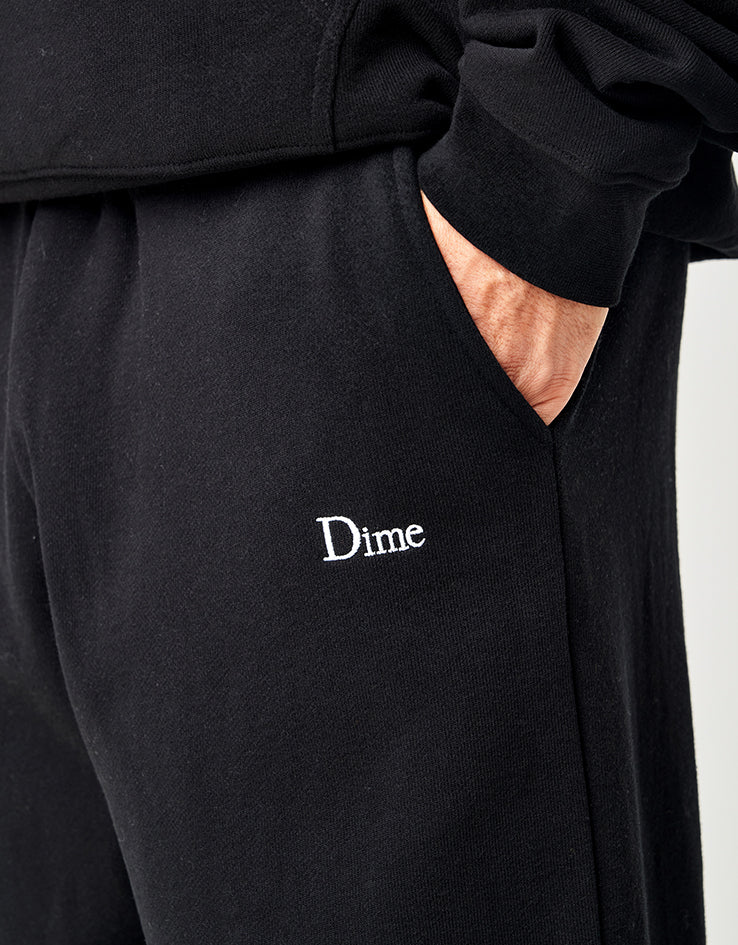 Dime MTL Classic Small Logo Sweatpants - Black