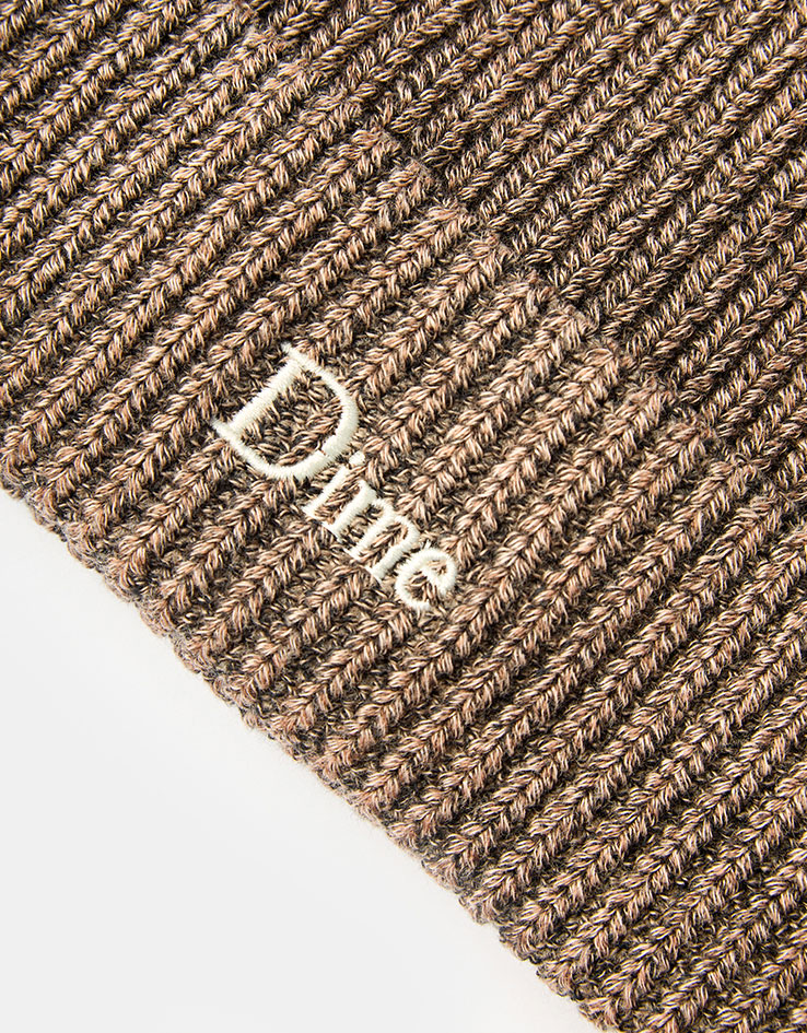 Dime MTL Rib Fold Beanie - Oak
