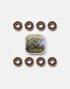 Bronson Speed Co. Zion Wright 6-Ball RAW Pro Skateboard Bearings