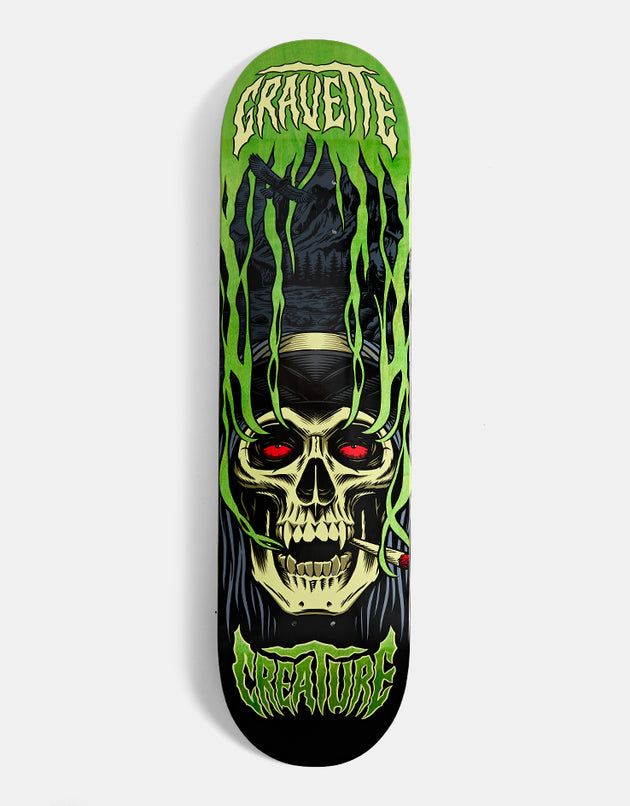 Creature Gravette Hippie Skull IV Skateboard Deck - 8.3"
