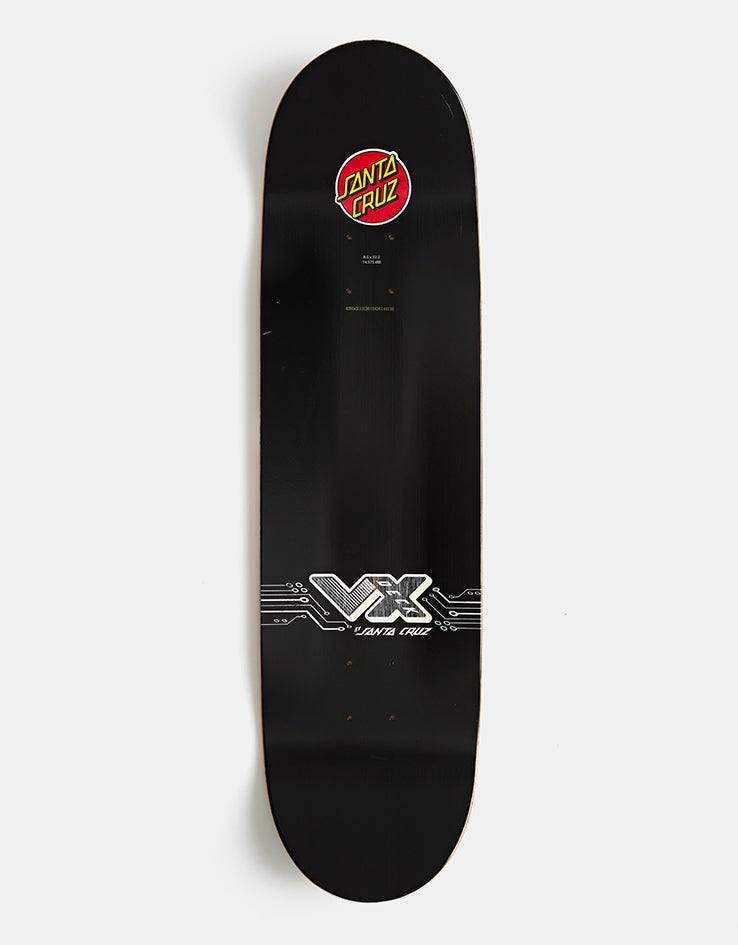 Santa Cruz Wooten Cyber VX Skateboard Deck - 8.5"