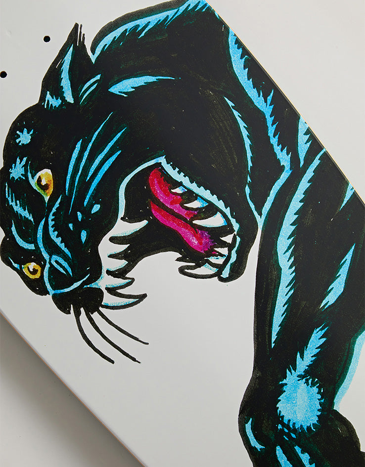 Santa Cruz Natas Sketch Panther Reissue Skateboard Deck - 10.54"