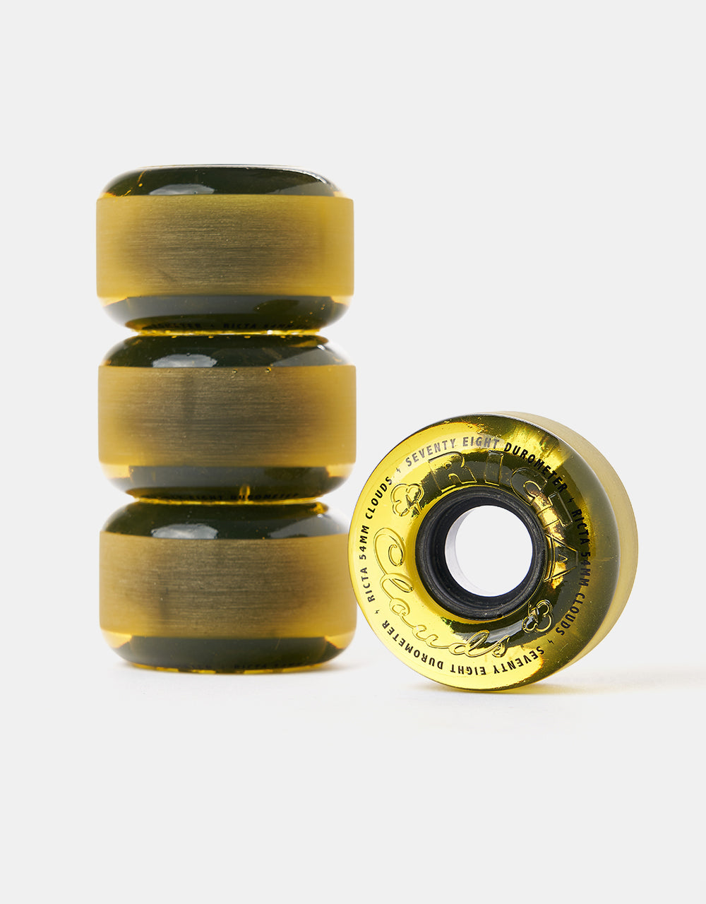 Ricta Clouds Yellow 78a Skateboard Wheels - 54mm