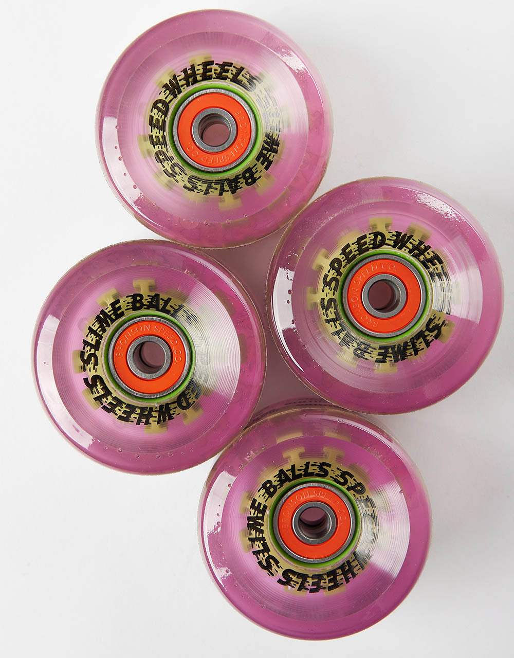 Slime Balls Hitz OG Slime Light Ups 78a Skateboard Wheels - 60mm