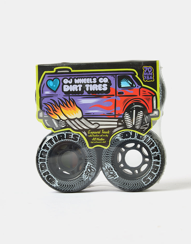 OJ Vandals Dirt Tires Thunder Juice 78a Skateboard Wheels - 70mm