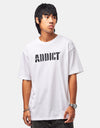 Addict Stencil T-Shirt - White