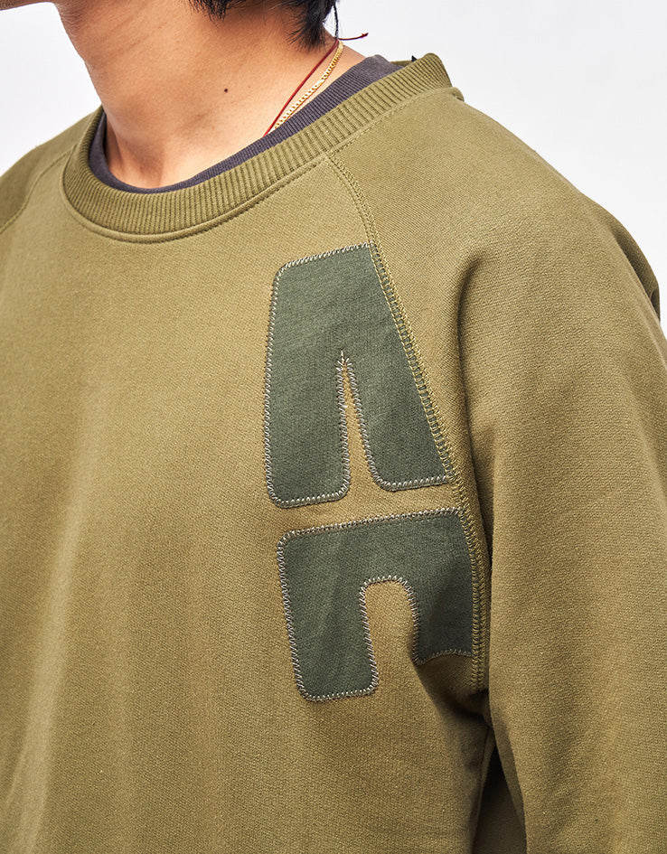 Addict A Stitch Sweat - Olive