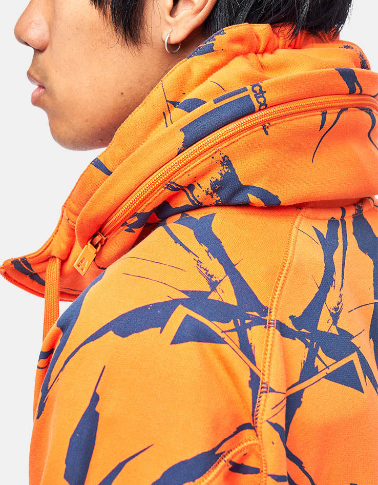 Addict x SHE One Method Zip Hoodie - Orange/Blue, view 7
