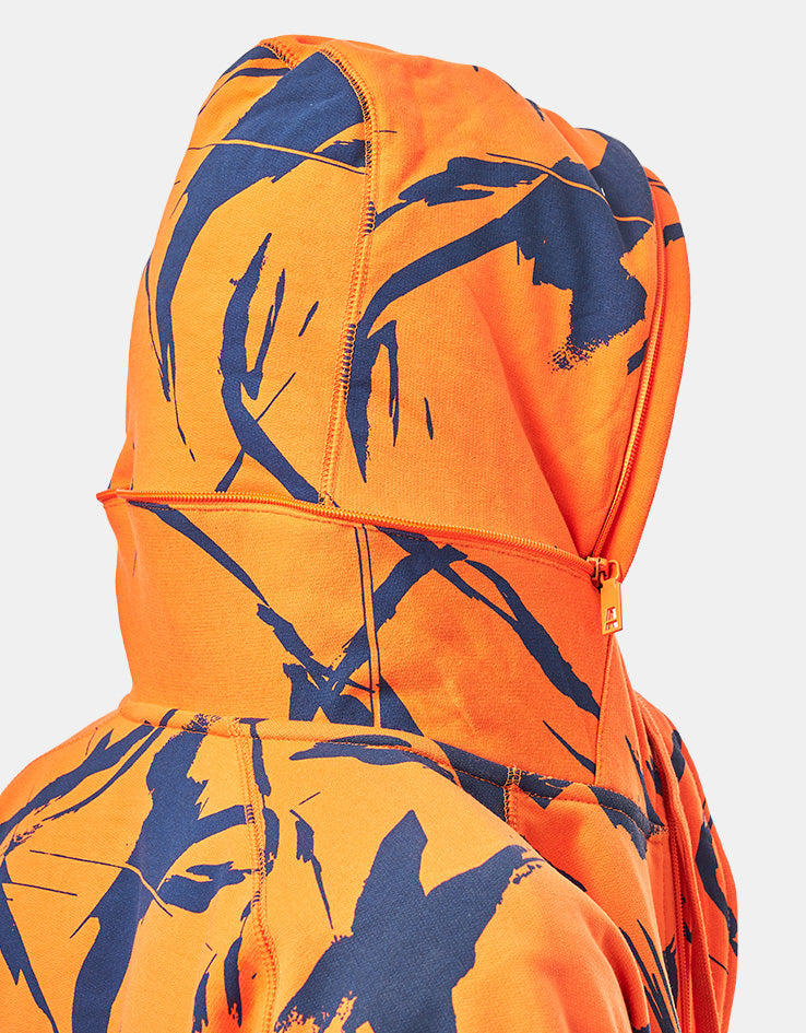 Addict x SHE One Method Zip Hoodie - Orange/Blue