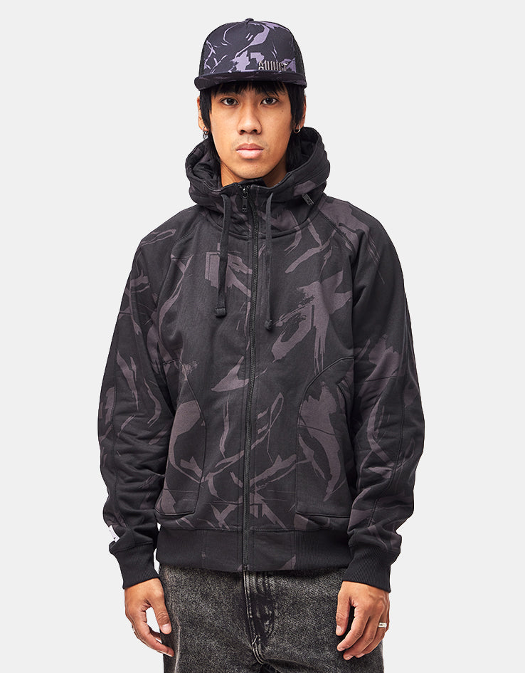 Addict x SHE One Method Zip Hoodie - Black/Grey