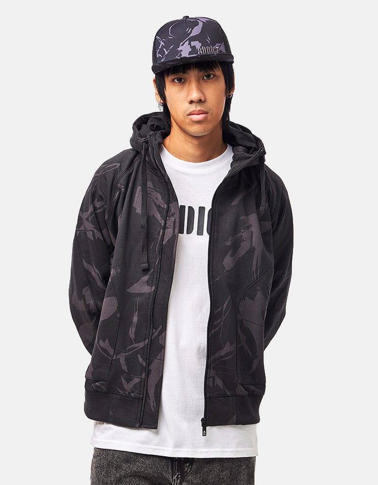 Addict x SHE One Method Zip Hoodie - Black/Grey