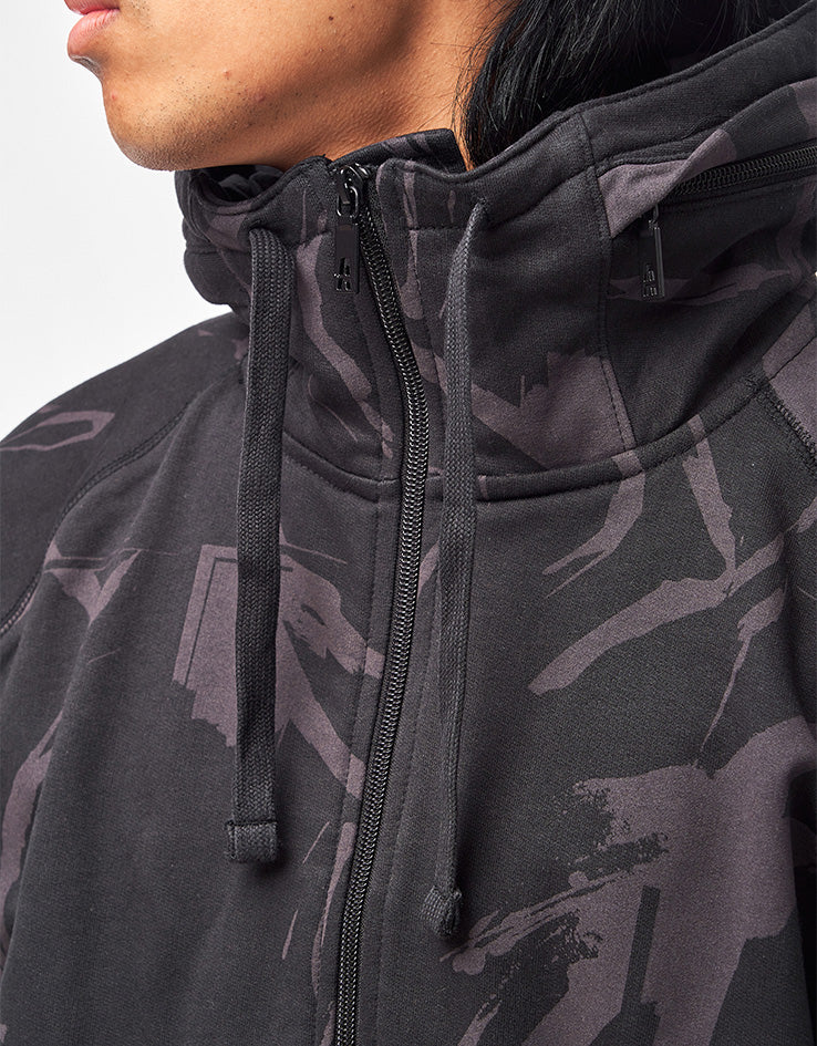 Addict x SHE One Method Zip Hoodie - Black/Grey, view 4